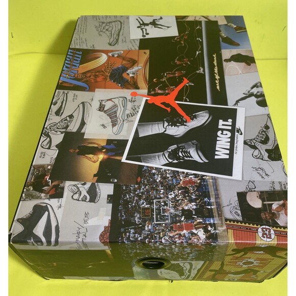 Nike Air Jordan IX Boot Retro Charcoal Black Concord OG AR4491–001 NRG Sz 8.5/10 - Picture 6 of 7